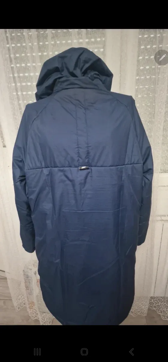 Abrigo Nike Azul con Capucha