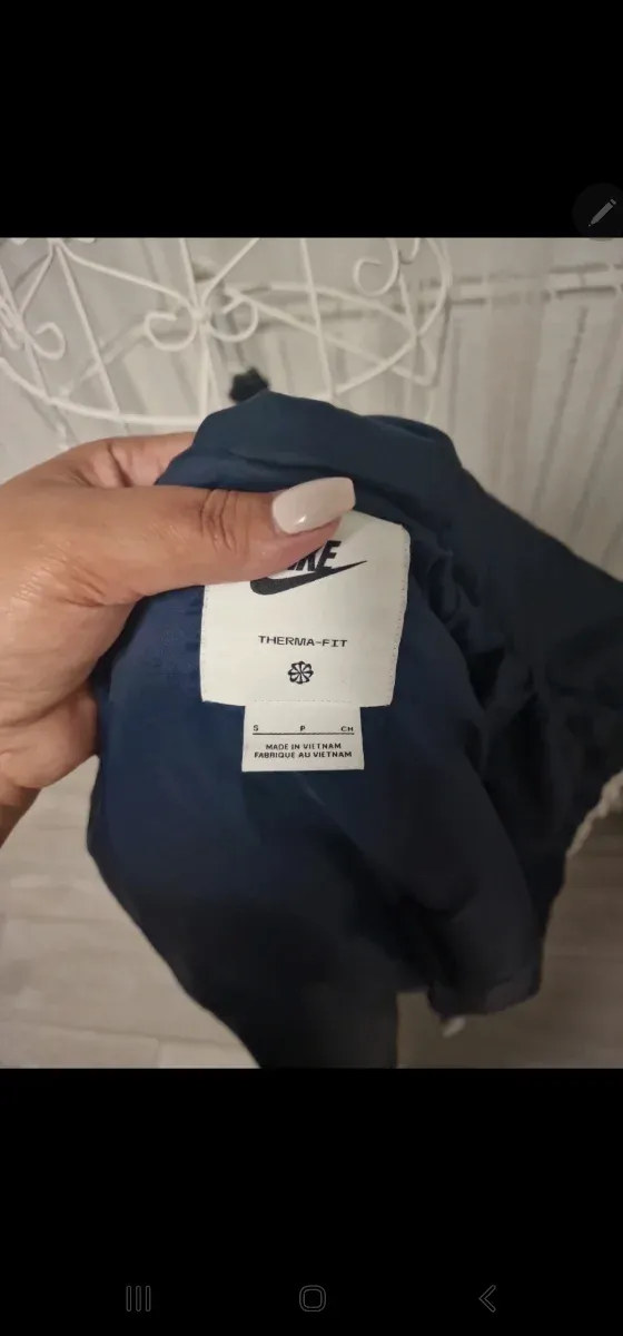 Abrigo Nike Azul con Capucha