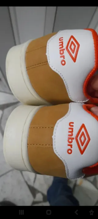 Scarpe Umbro N45 Marrone Arancione