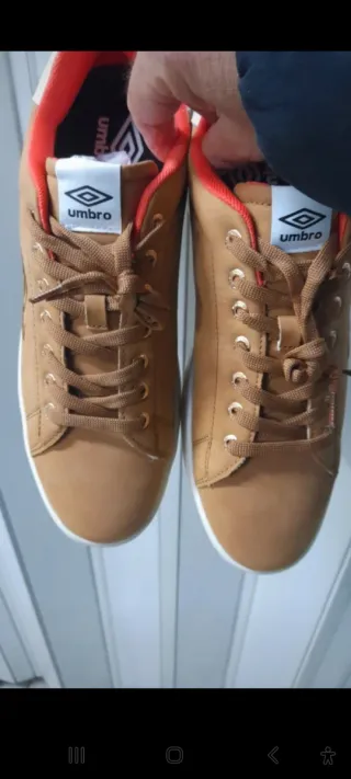 Scarpe Umbro N45 Marrone Arancione