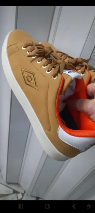 Scarpe Umbro N45 Marrone Arancione