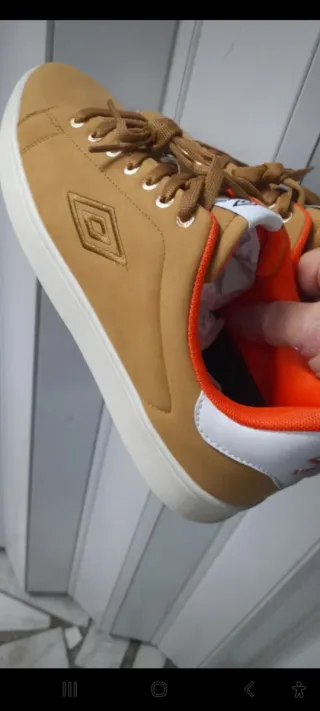 Scarpe Umbro N45 Marrone Arancione