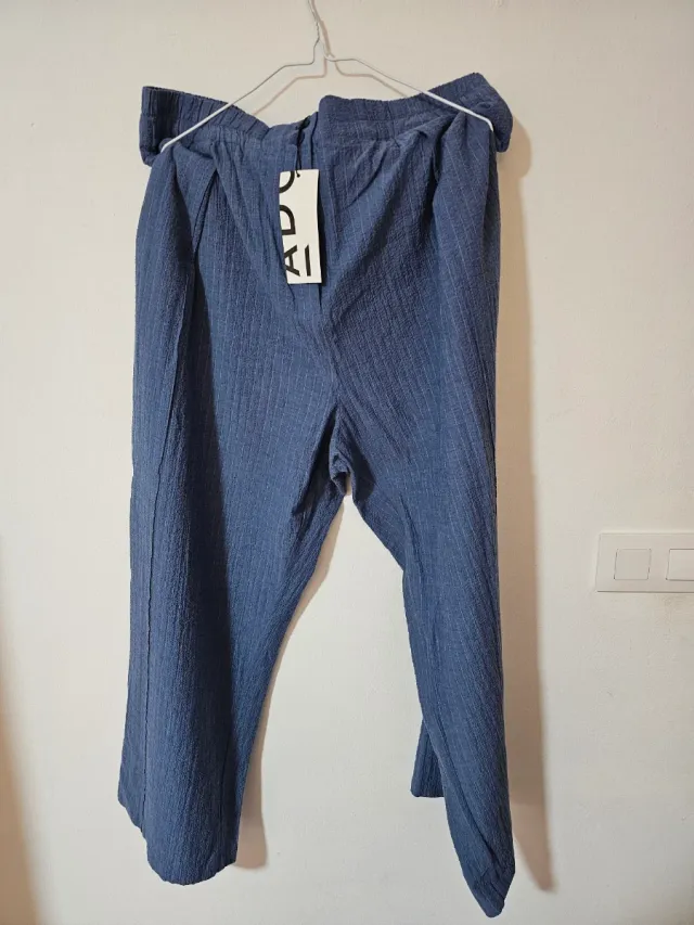 Pantalón Adolfo Domínguez T. XL Azul