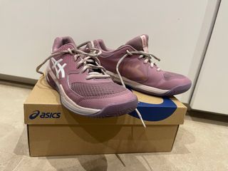 Tenis Asics Padel Mujer Rosa/Morado