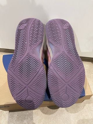 Tenis Asics Padel Mujer Rosa/Morado