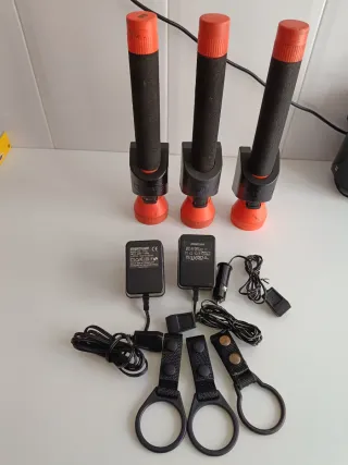 3 Linternas Streamlight SL-20XP Naranja usadas.
