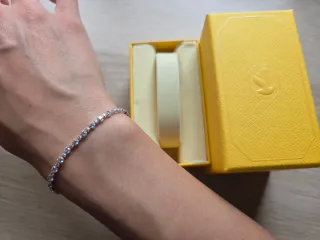 Pulsera Swarovski con circonitas