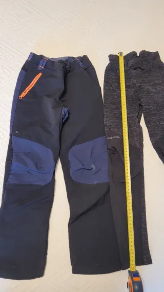 Lote pantalón Montaña Niño Quechua mallas termicas