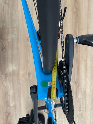 Bicicleta de carretera Canyon azul