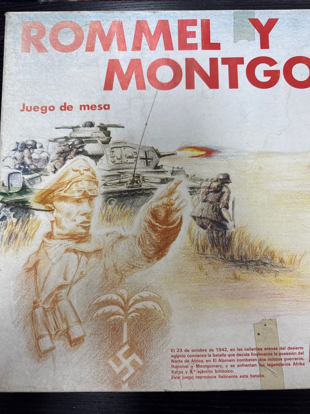 Juego de mesa Rommel y Montgomery