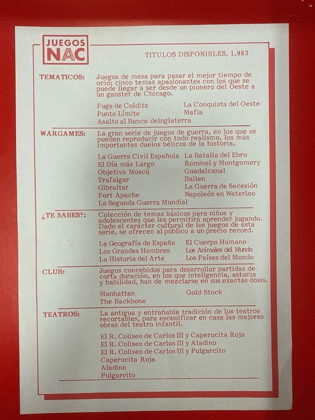 Juego de mesa Rommel y Montgomery