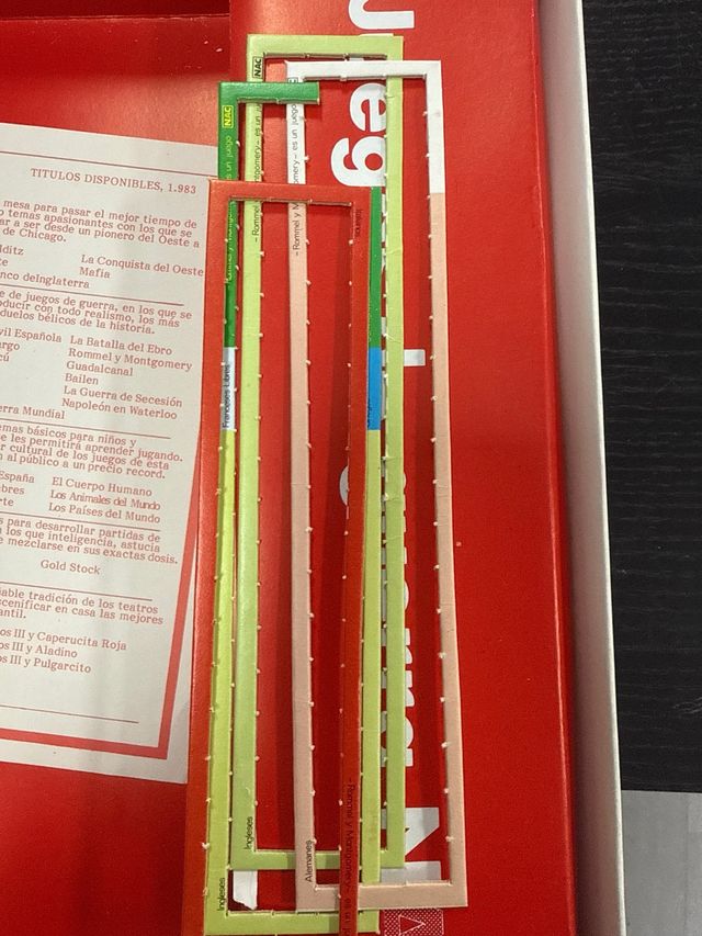 Juego de mesa Rommel y Montgomery