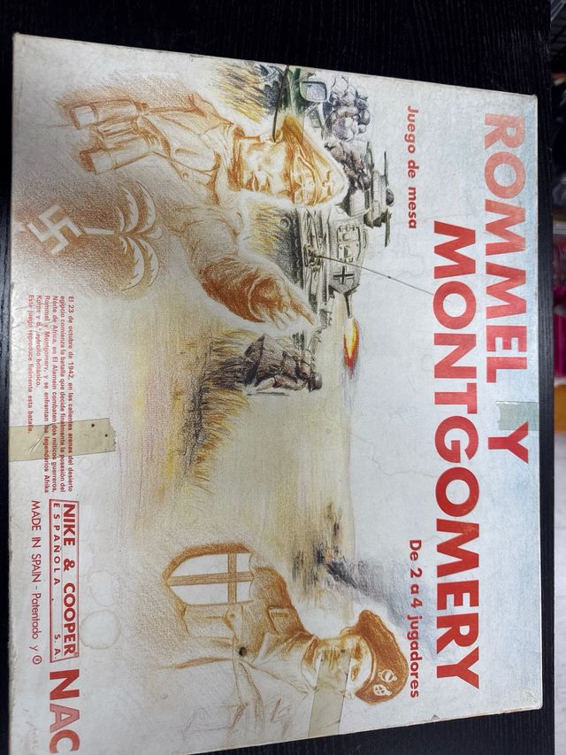 Juego de mesa Rommel y Montgomery