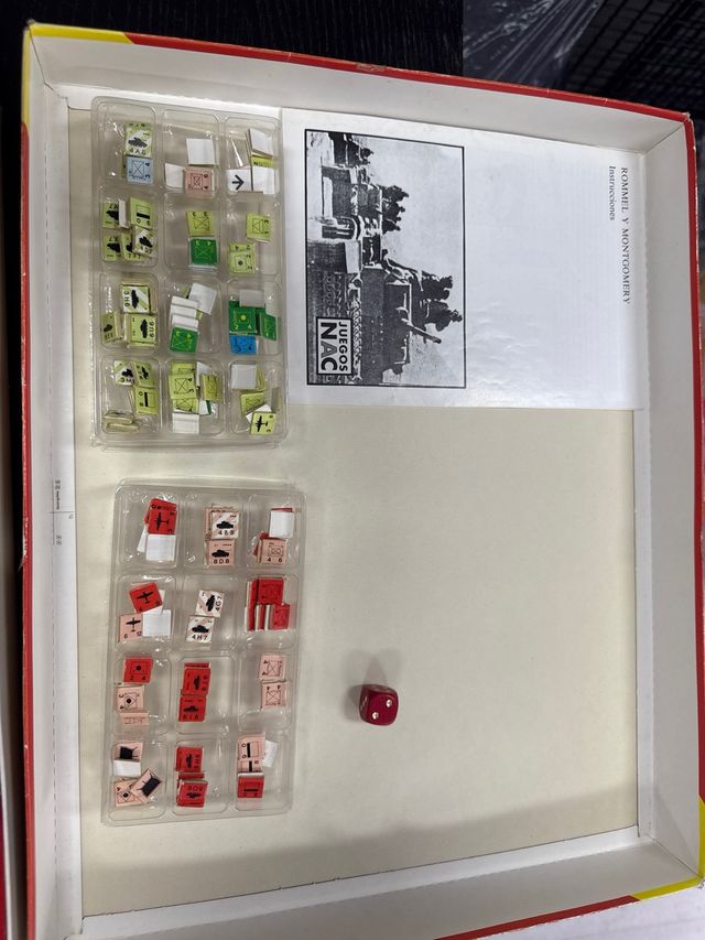 Juego de mesa Rommel y Montgomery