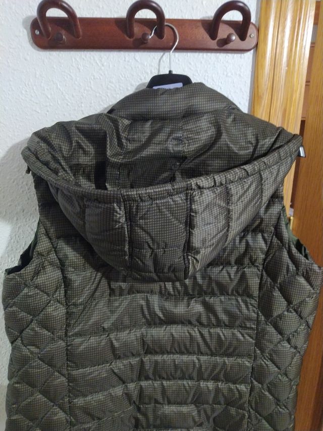 Chaleco mujer Lloyd's verde y marrón