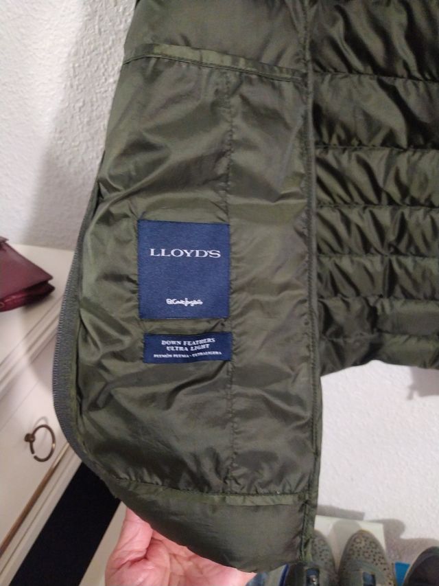 Chaleco mujer Lloyd's verde y marrón