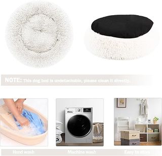 Cama para mascotas redonda y suave