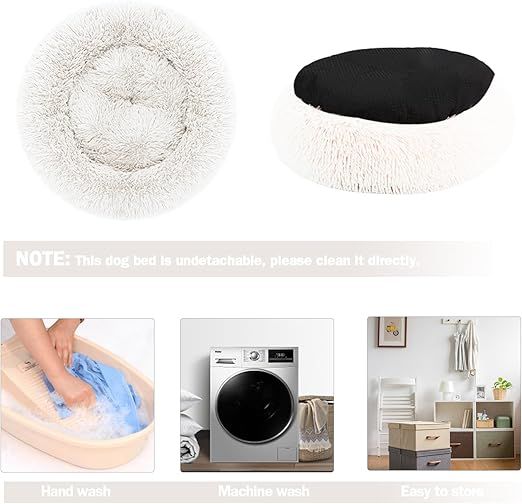 Cama para mascotas redonda y suave