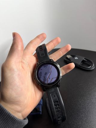 Garmin Fenix 7 Solar Sapphire Negro