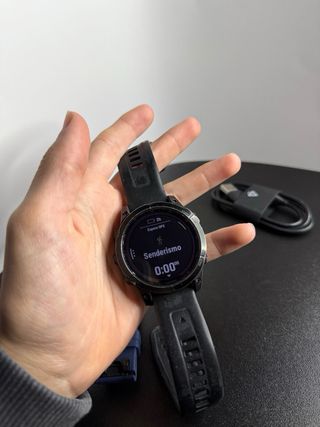Garmin Fenix 7 Solar Sapphire Negro