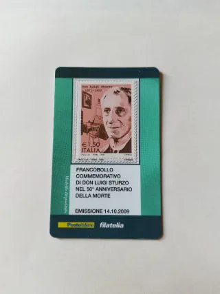 Tessera filatelica Don Luigi Sturzo 1871-1959