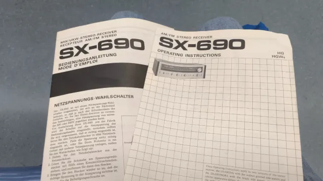 PIONEER SX690 RECEIVER