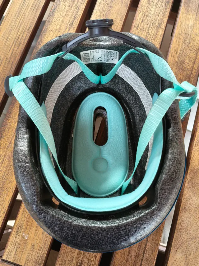 Casco bici niño XXS azul 44-49cm hasta 4 años.