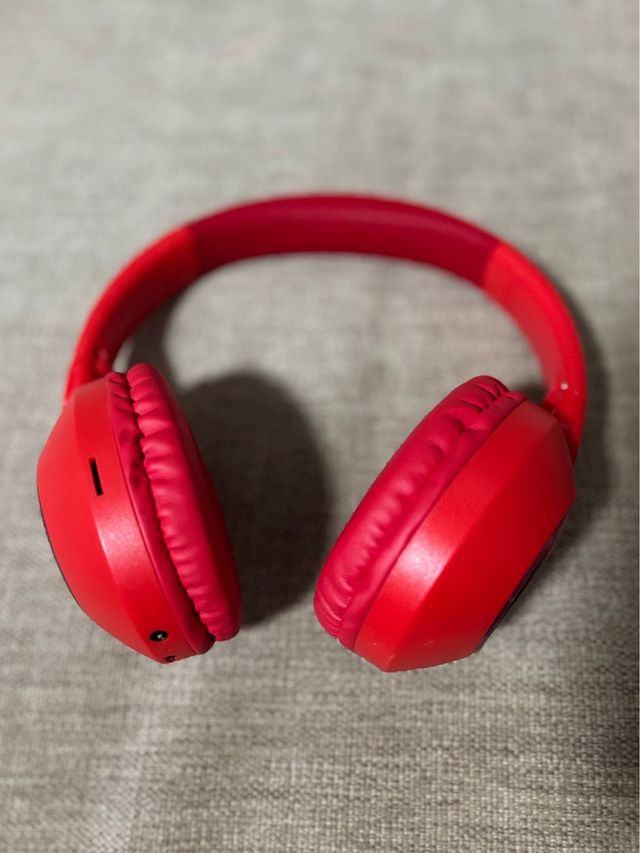 Auriculares Rojos con Diseño Spiderman