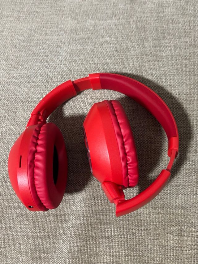 Auriculares Rojos con Diseño Spiderman