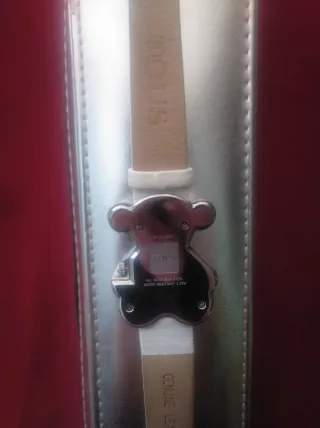Reloj Tous Oso Blanco y Plateado