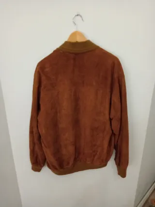 Chaqueta bomber ante hombre piel auténtica