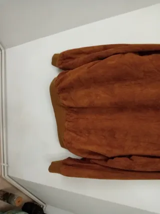 Chaqueta bomber ante hombre piel auténtica