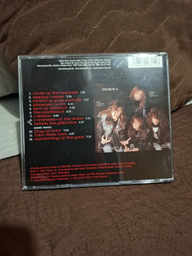 Kreator Pleasure To Kill+flag of hate CD reedicion