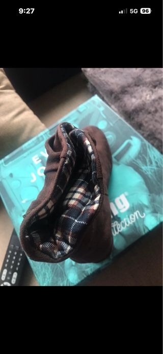 Botines cuña interior marrones