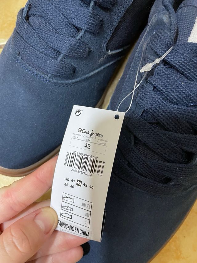 Zapatilla Tijuana Azul/Marrón Talla 42