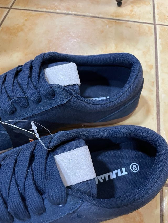 Zapatilla Tijuana Azul/Marrón Talla 42