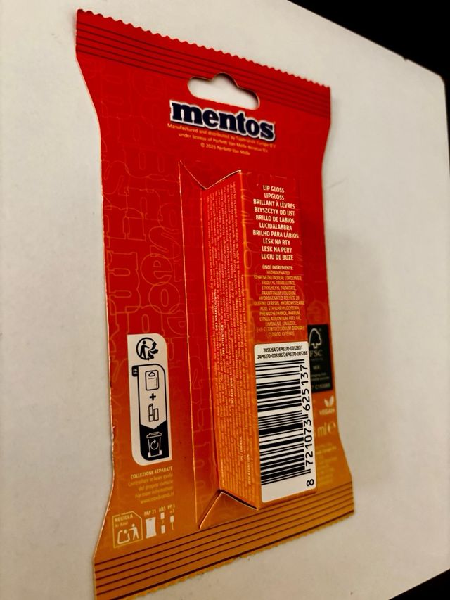 Mentos Arancia Lip Gloss Swirl