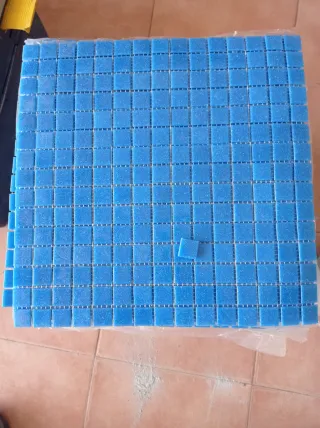 10 m2 de Mosaico azul para piscina