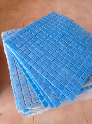 10 m2 de Mosaico azul para piscina