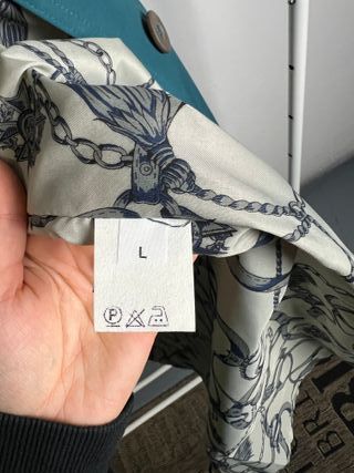 Trench vintage donna azzurro taglia L