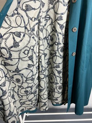 Trench vintage donna azzurro taglia L