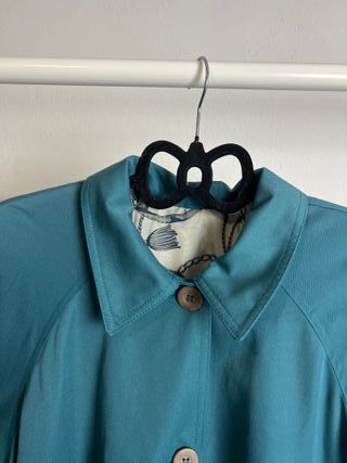 Trench vintage donna azzurro taglia L