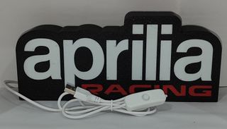 Lámpara LED Logo Aprilia Racing 20% DESCUENTO