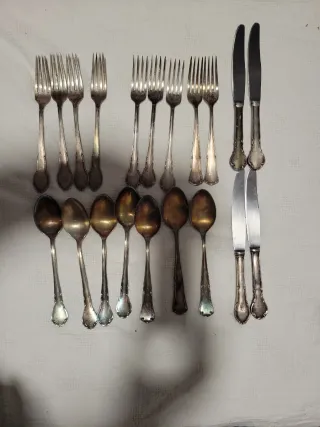 Juego Cubiertos Antiguos 20 Piezas