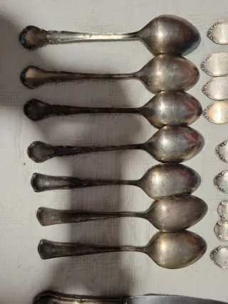 Juego Cubiertos Antiguos 20 Piezas