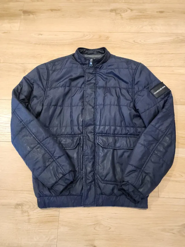 Abrigo Calvin Klein Azul Marino Talla S