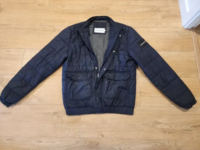 Abrigo Calvin Klein Azul Marino Talla S