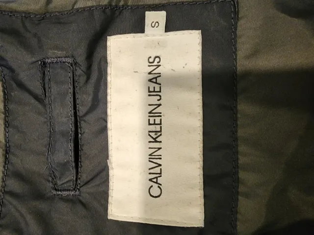 Abrigo Calvin Klein Azul Marino Talla S