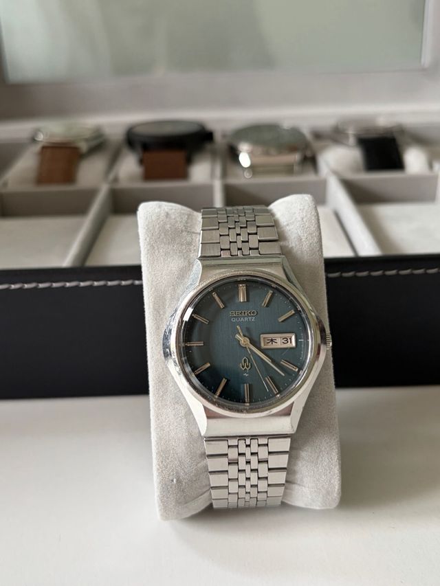 Reloj Seiko Azul Vintage
