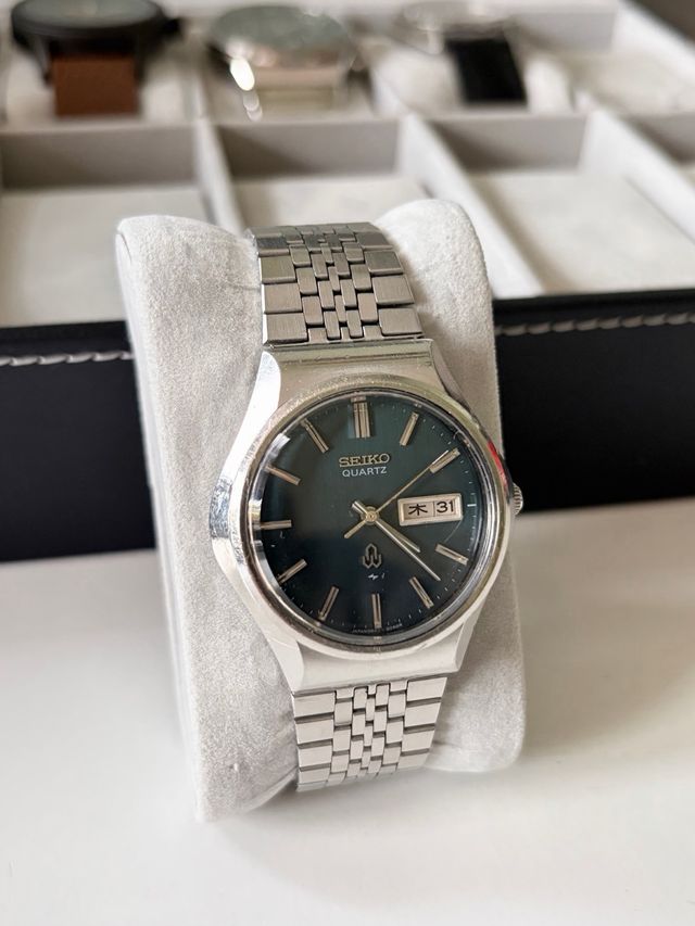 Reloj Seiko Azul Vintage